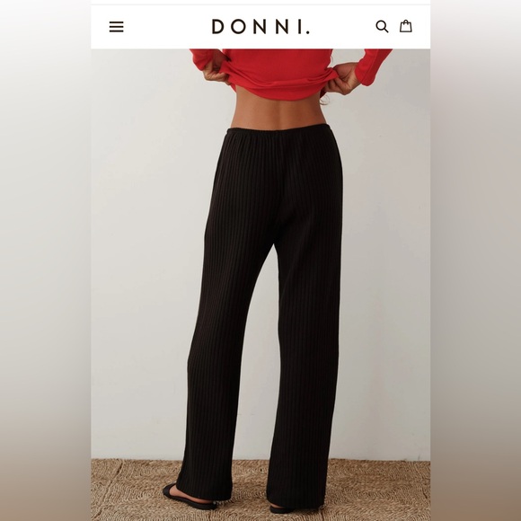 DONNI. Pants - DONNI. Sweater ribbed simple pants
